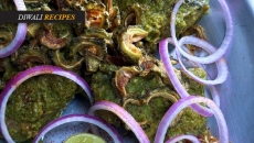 Sindhi Hara Masala Machhi with Bitter Gourd